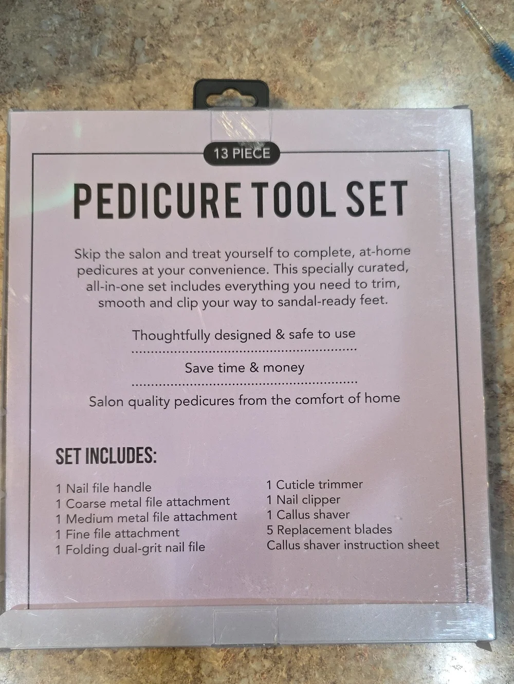 Pedicure Tool Set - 13 Piece Foot Care Kit